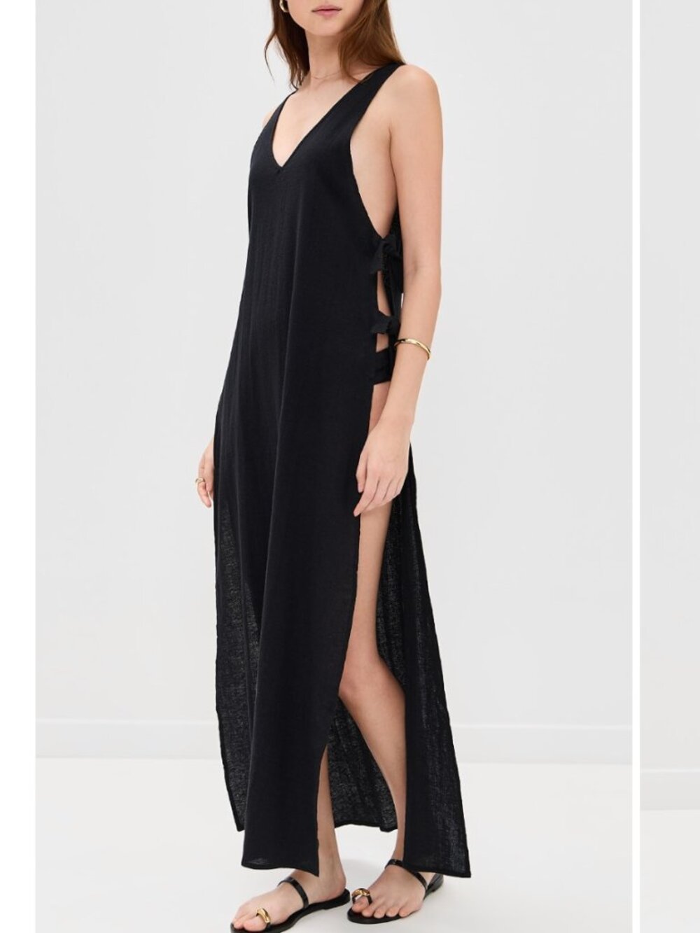 NWT: Vitamin A riviera a dress black small $125
